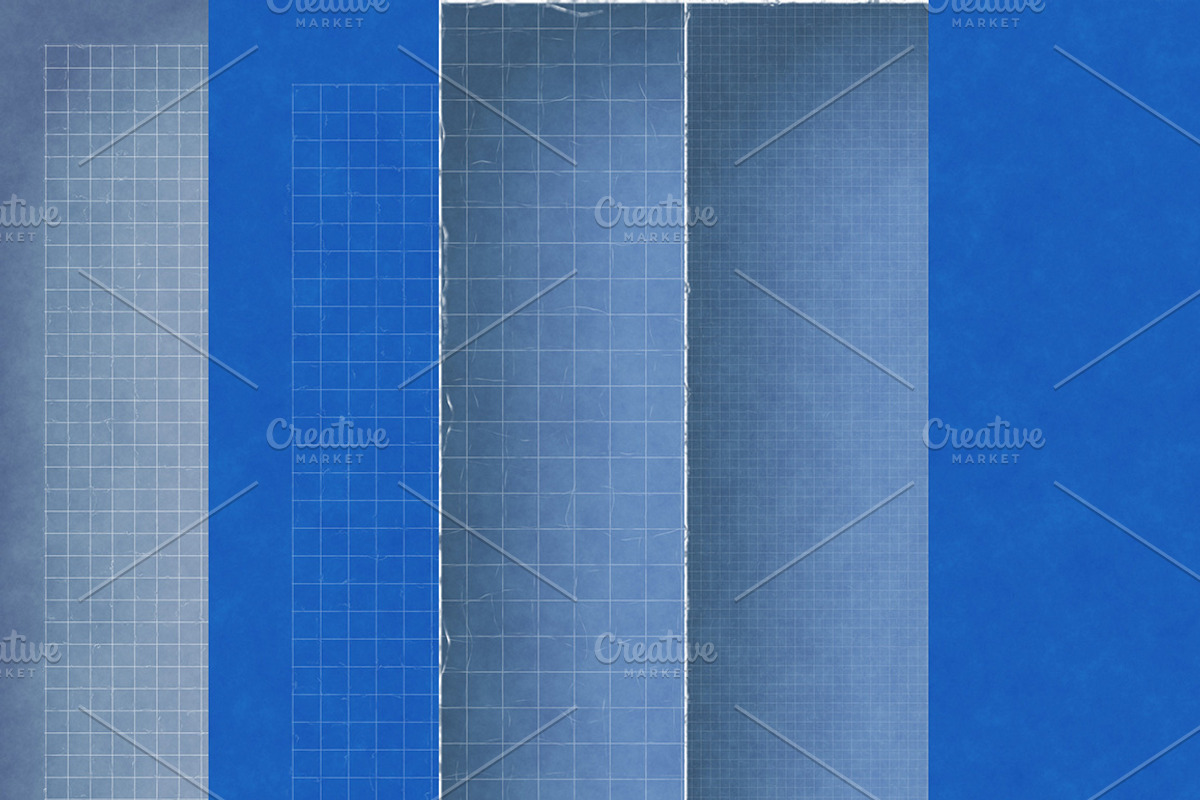 Blue print textures V2, a Texture Graphic by dotstudio