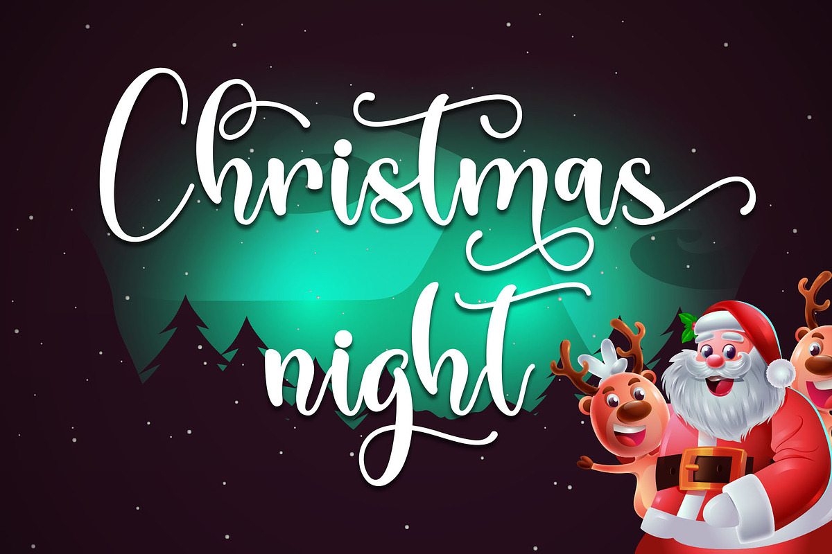 Christmas Style - Modern Calligraphy, a Script Font by alifryanzulfikar (Photo 5 of 8)