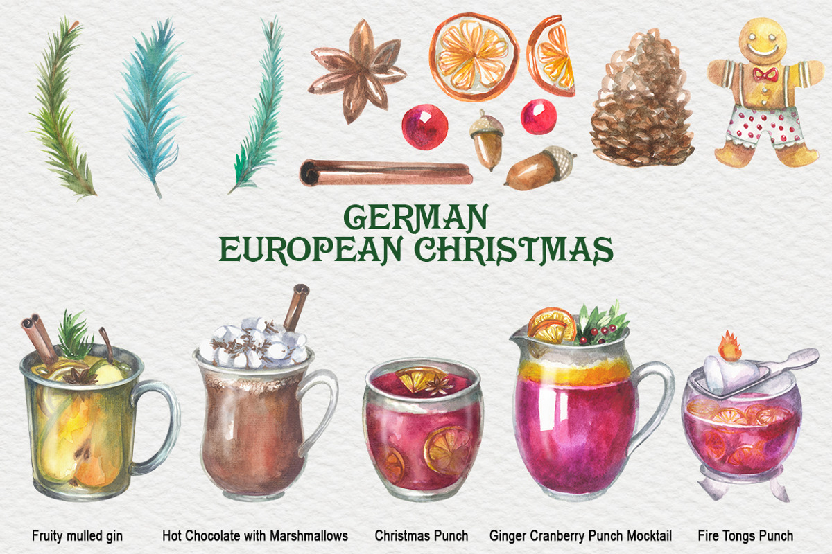 Germany European Christmas, an Illustration by FITALARTSNEDIGI (Photo 2 of 11)