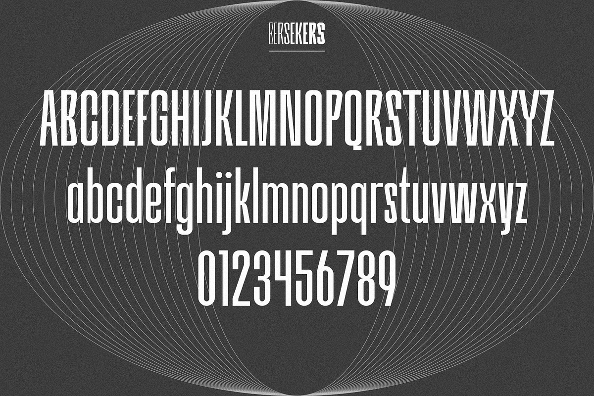 Bersekers Family - Condensed Sans, a Sans Serif Font by Eotype Studio (Photo 8 of 13)