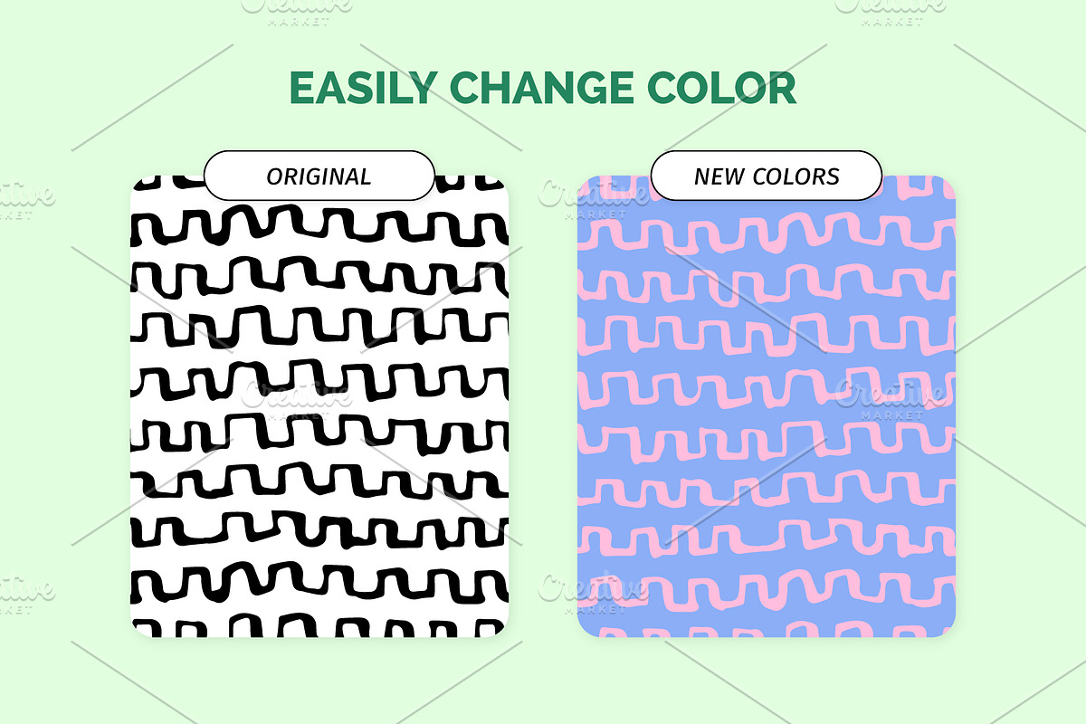 Hand Drawn Ink Patterns, a Pattern Graphic by 35lab (Photo 7 of 9)