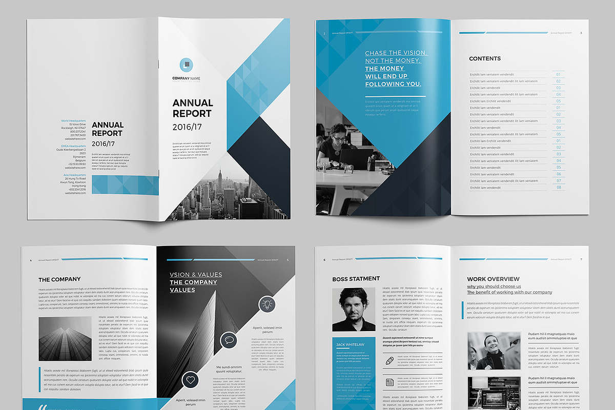 The Annual Report 16 Pages, a Brochure Template by BrochuresFactory (Photo 2 of 4)