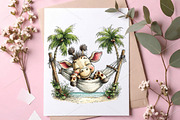 Whimsical Summer Safari Animals PNG, a Seasonal Illustration by Canvas Craft (Thumbnail 7 of 7)