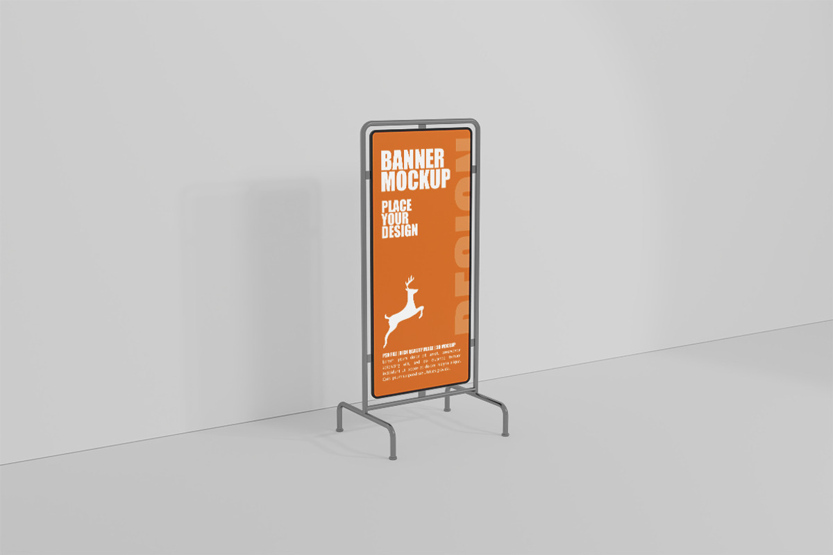 Banner Mockup, a Mockup by Kenrichi (Photo 3 of 3)