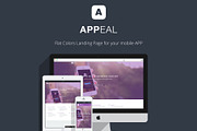 Appeal  - App Landing Page, a HTML Template by joaosaraiva (Thumbnail 1 of 4)