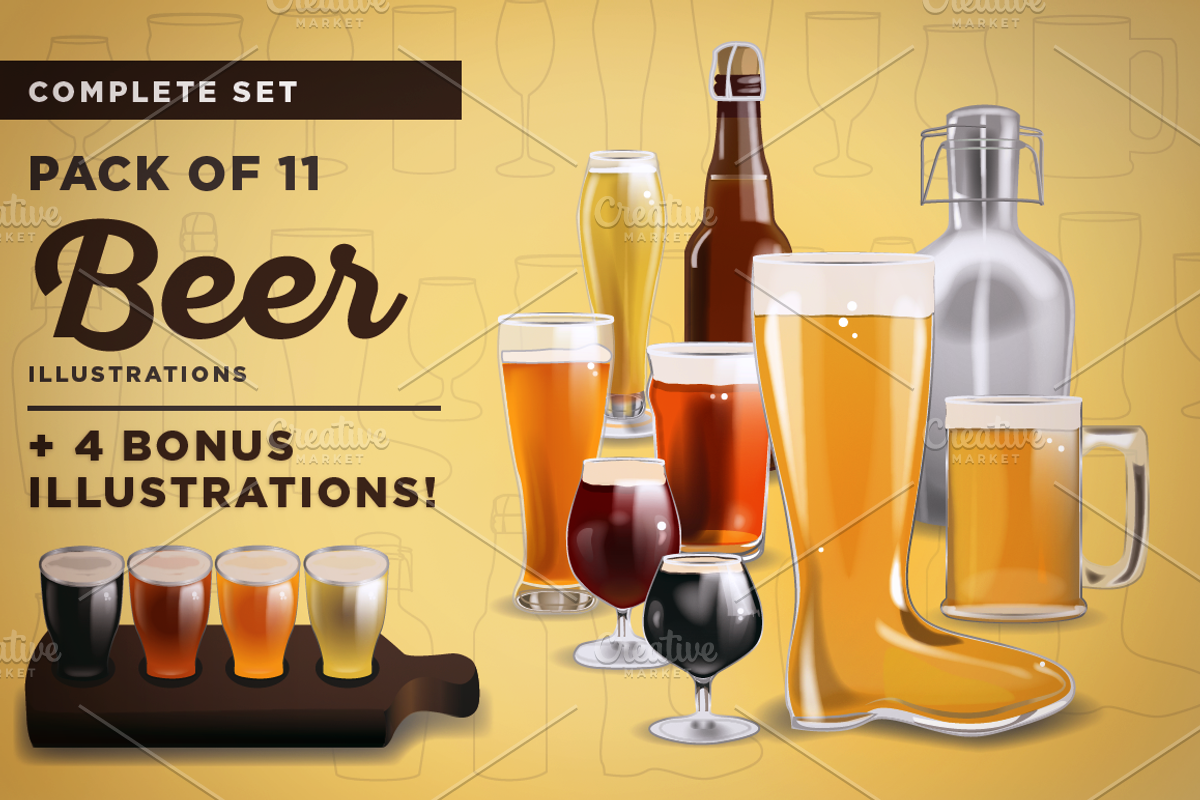 Beer / Brewery / Oktoberfest Icons, a Food Illustration by Onyx Templates (Photo 1 of 5)