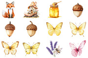 atercolor Woodland Animal PNG, an Illustration by CitraGraphics (Thumbnail 2 of 5)