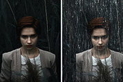 Pouring Rain Photo Overlays, a Texture Graphic by Photohacklovers (Thumbnail 4 of 9)
