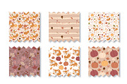 Cute Little Foxy in Autumn Patterns, a Pattern Graphic by DrawStudio1988 (Thumbnail 7 of 11)