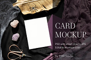Halloween Card Mockup 5x7 8e fall, an Advertising Mockup by PawMockups (Thumbnail 1 of 11)