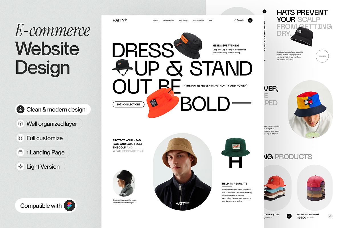 E-commerce Landing Page, a Websites & App Template by sajon.co (Photo 1 of 2)