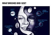 25 Graphite Brushes for Procreate, a Brush Add-On by Riveros Illustration (Thumbnail 7 of 10)