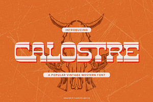 Calostre - Display Vintage Font, a Font by Flawless And Co
