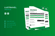 Lustravel - Invoice, a Stationery Template by Esensifiksi.studio (Thumbnail 1 of 3)