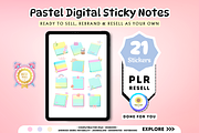 PLR Resell Digital Sticky Notes, a Stationery Template by Tas Creative Studio (Thumbnail 2 of 7)