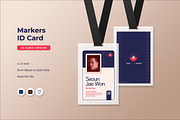 Markers - ID Card, a Print Template by Fannan Studio (Thumbnail 1 of 3)