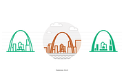 Landmarks of the USA 2 Icon Set, a Duotone Icon by Jozsef Balazs-Hegedus (Thumbnail 5 of 6)
