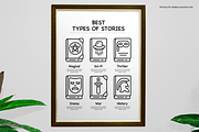 100 Books Line Vector Icons, an Outline Icon by Juicy Icons (Thumbnail 4 of 6)