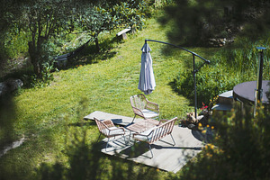 Garden lounge with wicker chairs, a Sports & Recreation Photo by SkyNext