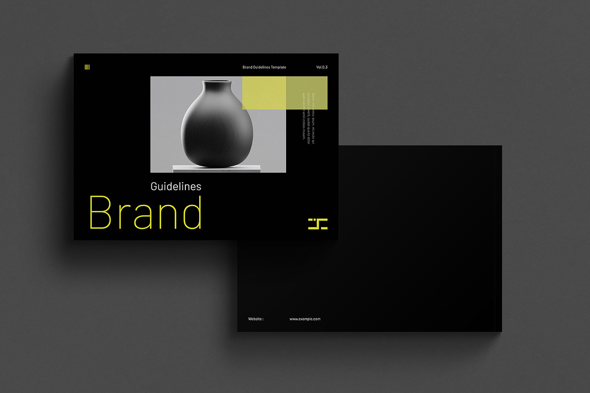 Brand Guideline Brochure Landscape, a Brochure Template by MassiveCreator (Photo 8 of 8)