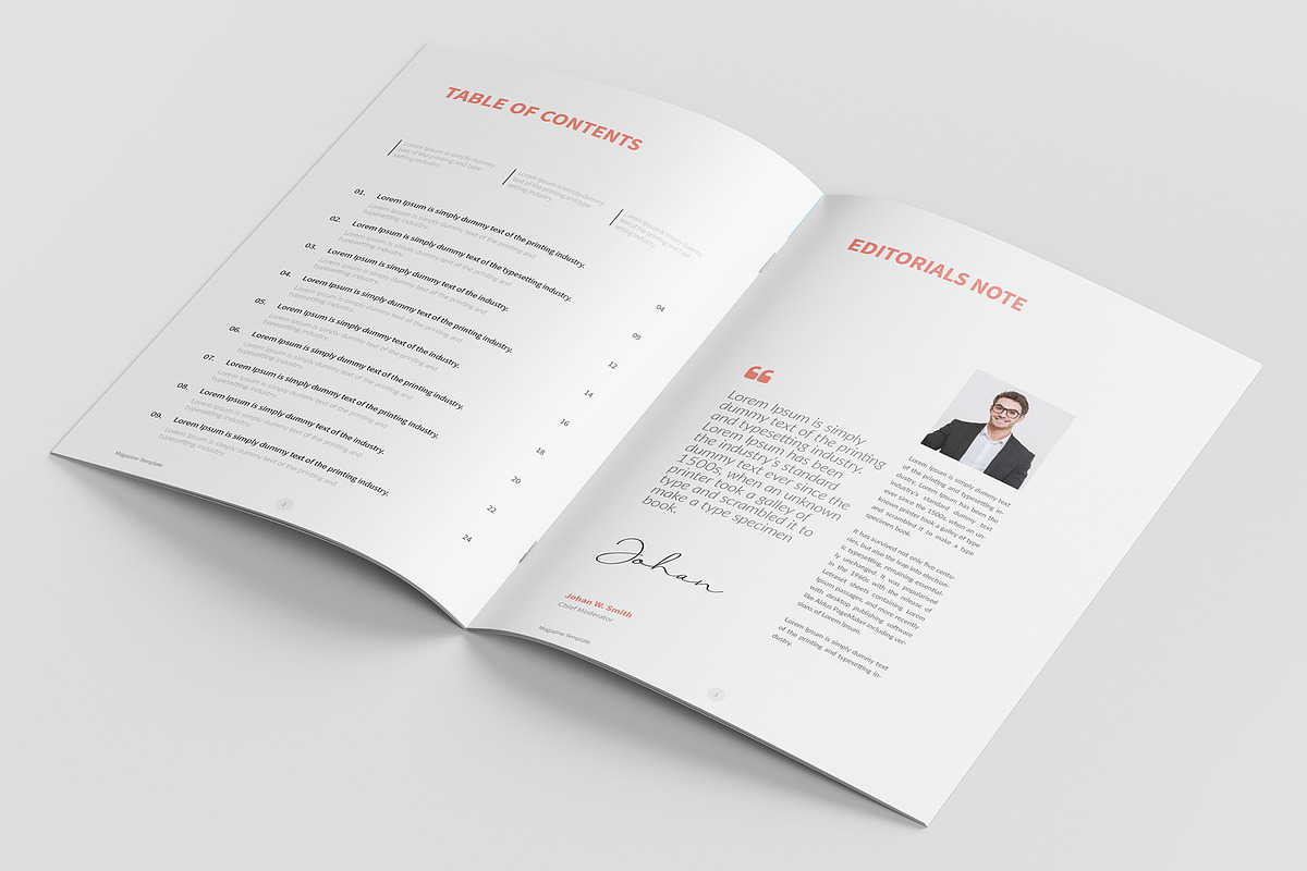 Modern Multiple Magazine Layout, a Magazine Template by Amit Debnath