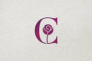 Minimalist Letter C with Rose Logo, a Branding & Logo Template by Luxury Logos (Thumbnail 4 of 4)