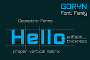 Goryn font family, a Sans Serif Font by vlad.berla (Thumbnail 3 of 7)