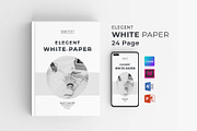 White Paper | MS Word & Canva, a Brochure Template by obayes (Thumbnail 1 of 18)