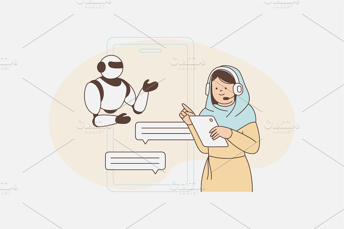 Customer Service Illustration, an Object Graphic by Jump Studio (Photo 6 of 12)