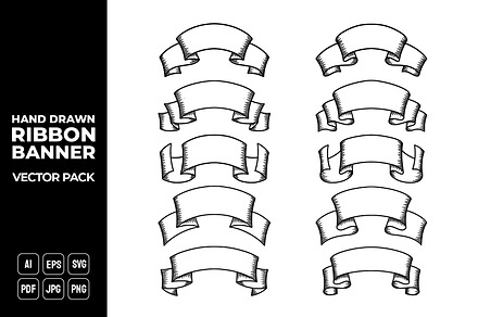 Ribbon Banners Vector Pack #21