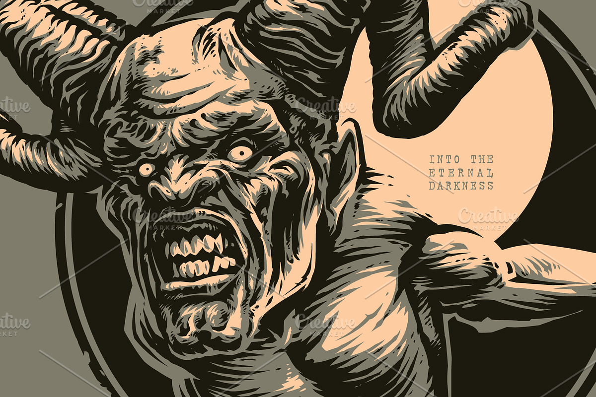 Into the eternal Darkness, a Person Illustration by daver2002ua (Photo 1 of 2)