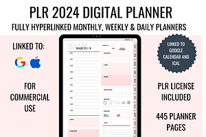 PLR Digital Planner 2024