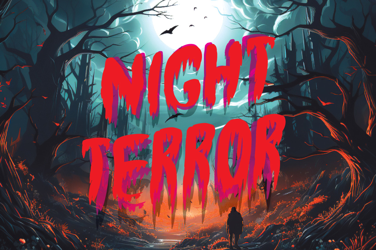 Horrorface - A Handmade Horror Font, a Handwritten Font by QueenType (Photo 2 of 6)