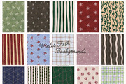 Winter FOLK Frames & Backgrounds, a Decorative Illustration by SunnyAfternoons (Thumbnail 7 of 15)