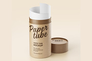 Premium paper tube mockup, a Packaging Mockup by MOCKUPSDESIGN (Thumbnail 1 of 3)