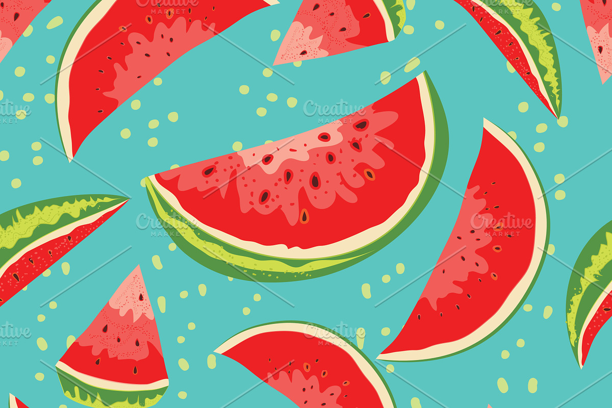 Watermelon on white background., an Object Graphic by Olgaart (Photo 5 of 5)
