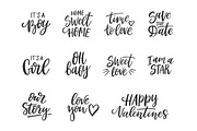 Family Lettering Pack, a Social Media Template by piyacler (Thumbnail 7 of 7)