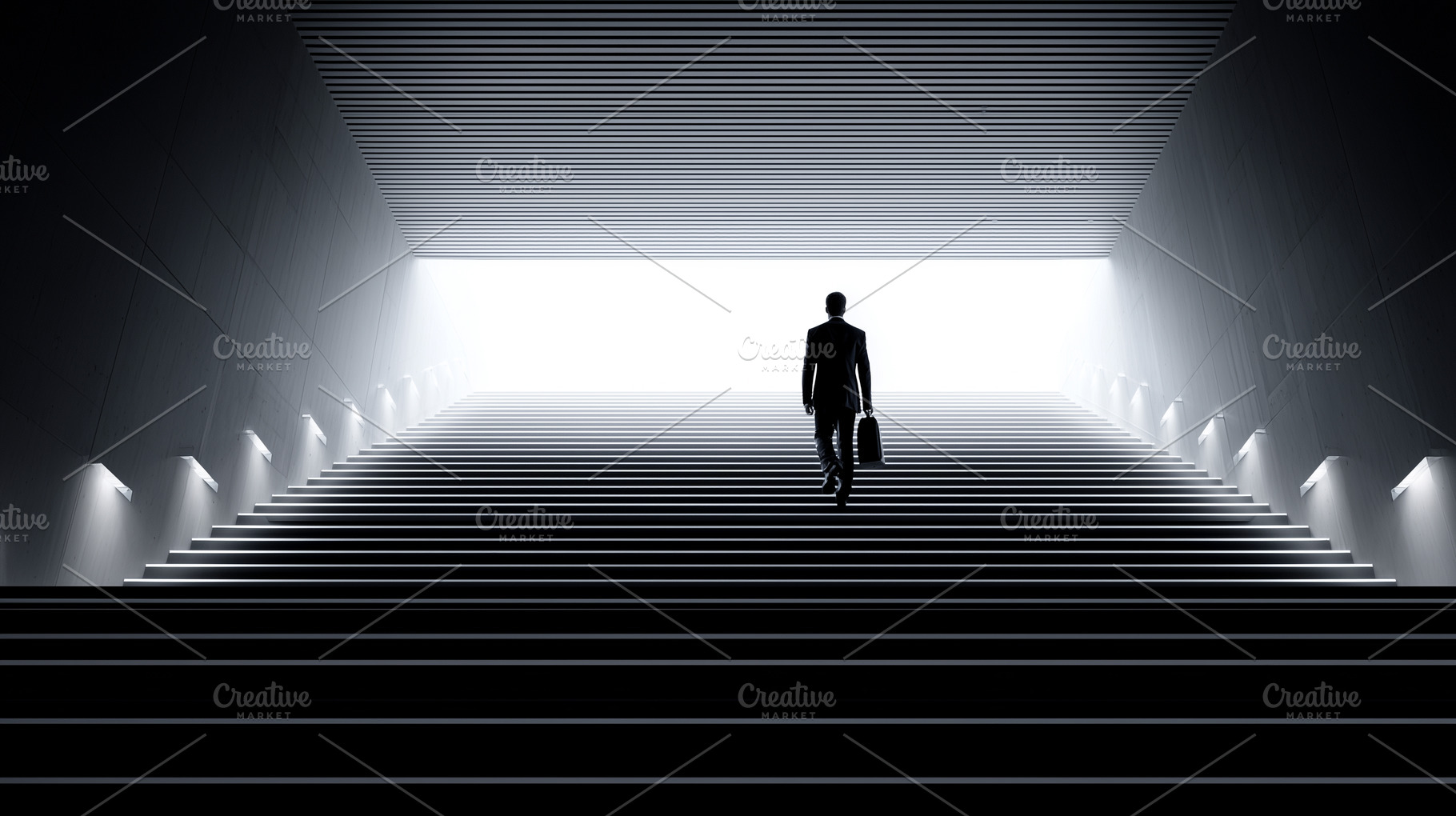 Silhouette of a businessman, a Business Photo by MistyDay