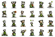 Whimsical Spring Teddy Bear Clipart, an Illustration by CreationArt (Thumbnail 6 of 6)