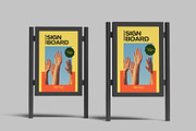 Sign Board Mockup, a Design Template by lamorastudio (Thumbnail 7 of 11)