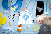 AntiVirus - Medical Scene Generator, a Cups & Container Mockup by relineo.mock-ups (Thumbnail 1 of 5)