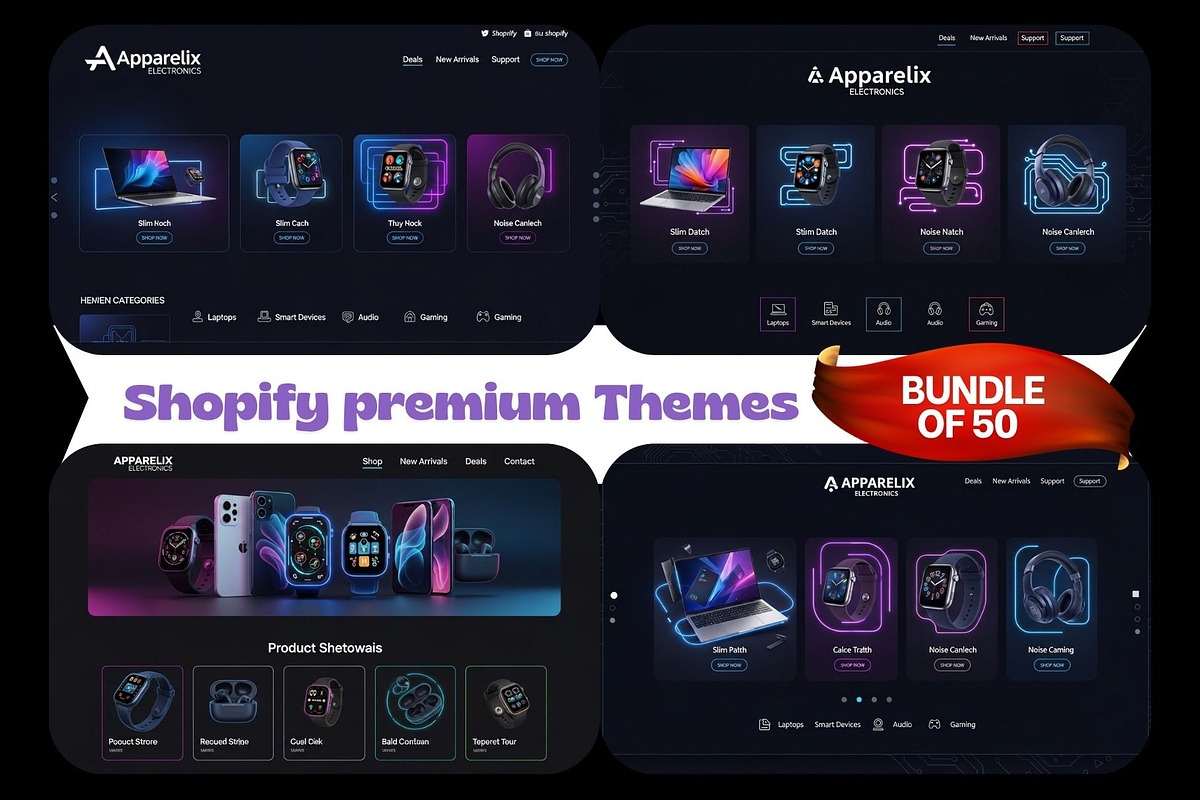 Shopify Premium 50 Modern E‑Commerce, a Shopify Template by Crox Studio | Digital (Photo 12 of 59)