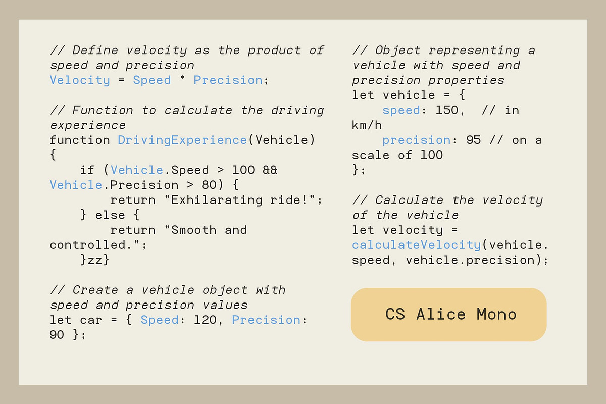 CS Alice Mono – Monospaced Font, a Sans Serif Font by Craft Supply Co. (Photo 4 of 8)