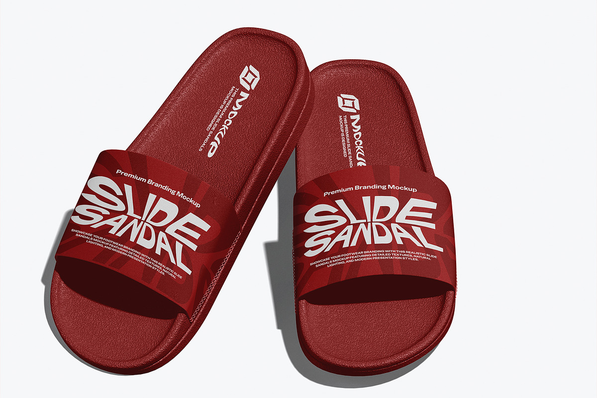 Slide Sandals Mockup, a Household Mockup by Unerispace (Photo 5 of 5)