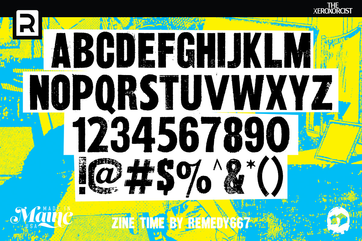 Zine Time, a Sans Serif Font by Remedy667 (Photo 2 of 3)