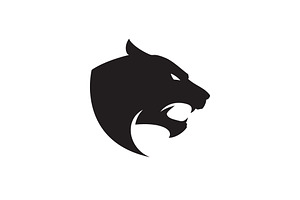 Black phanter icon logo design, a Graphic by T.Vooka