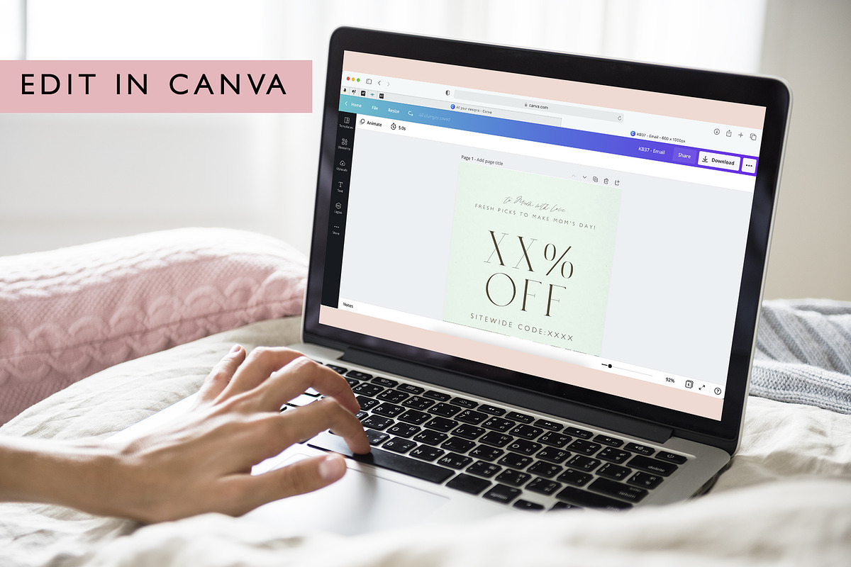 Mother's Day Sale Email Template, an Email Template by KikiBunnyCreative (Photo 5 of 7)