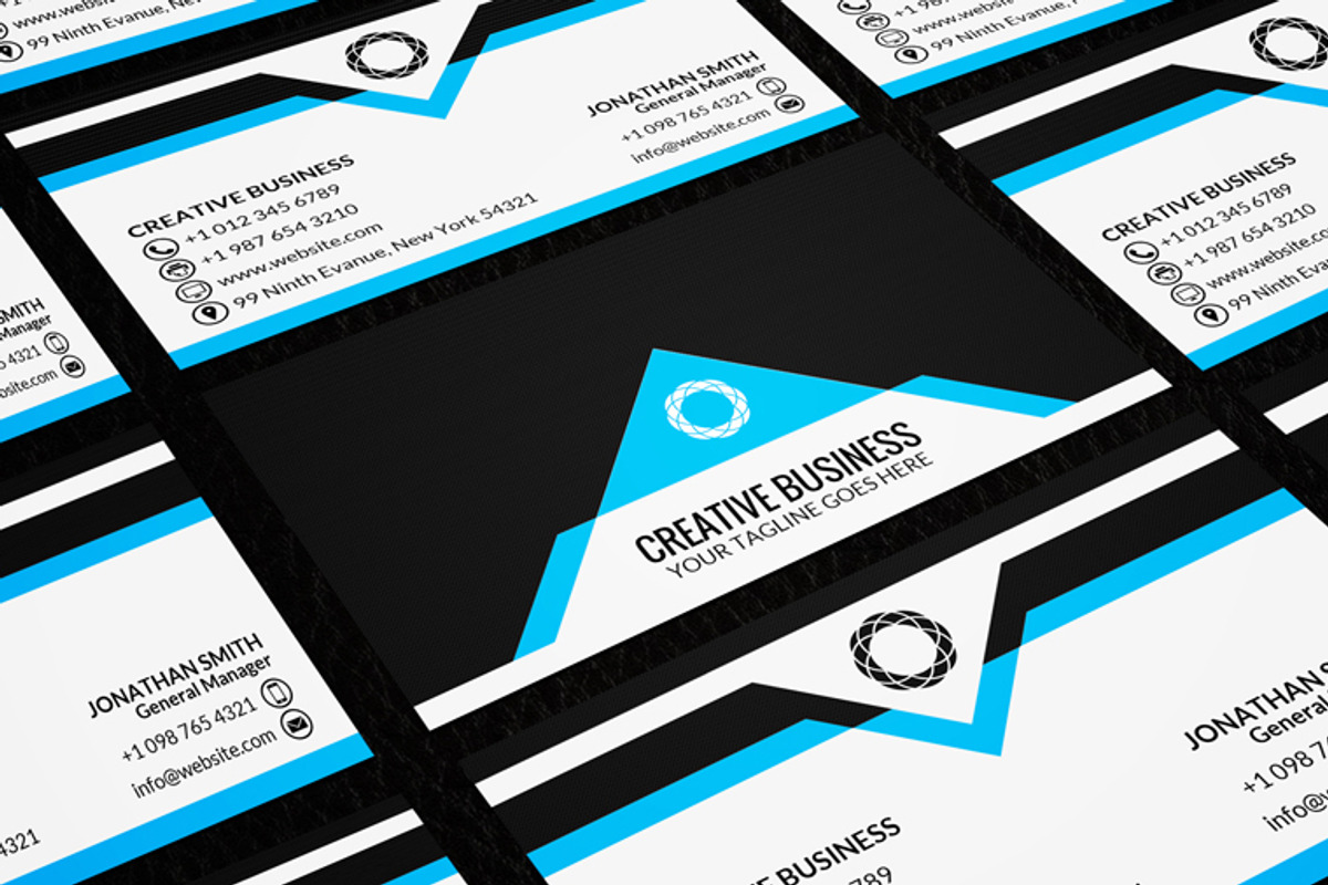 Corporate Business Card CM053, a Business Card Template by annozio (Photo 4 of 4)