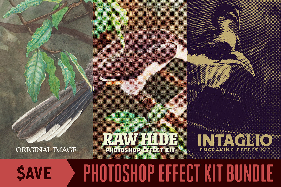 Photoshop Effect Kit Bundle, an Action Add-On by G.A.R.M. Company (Photo 1 of 11)