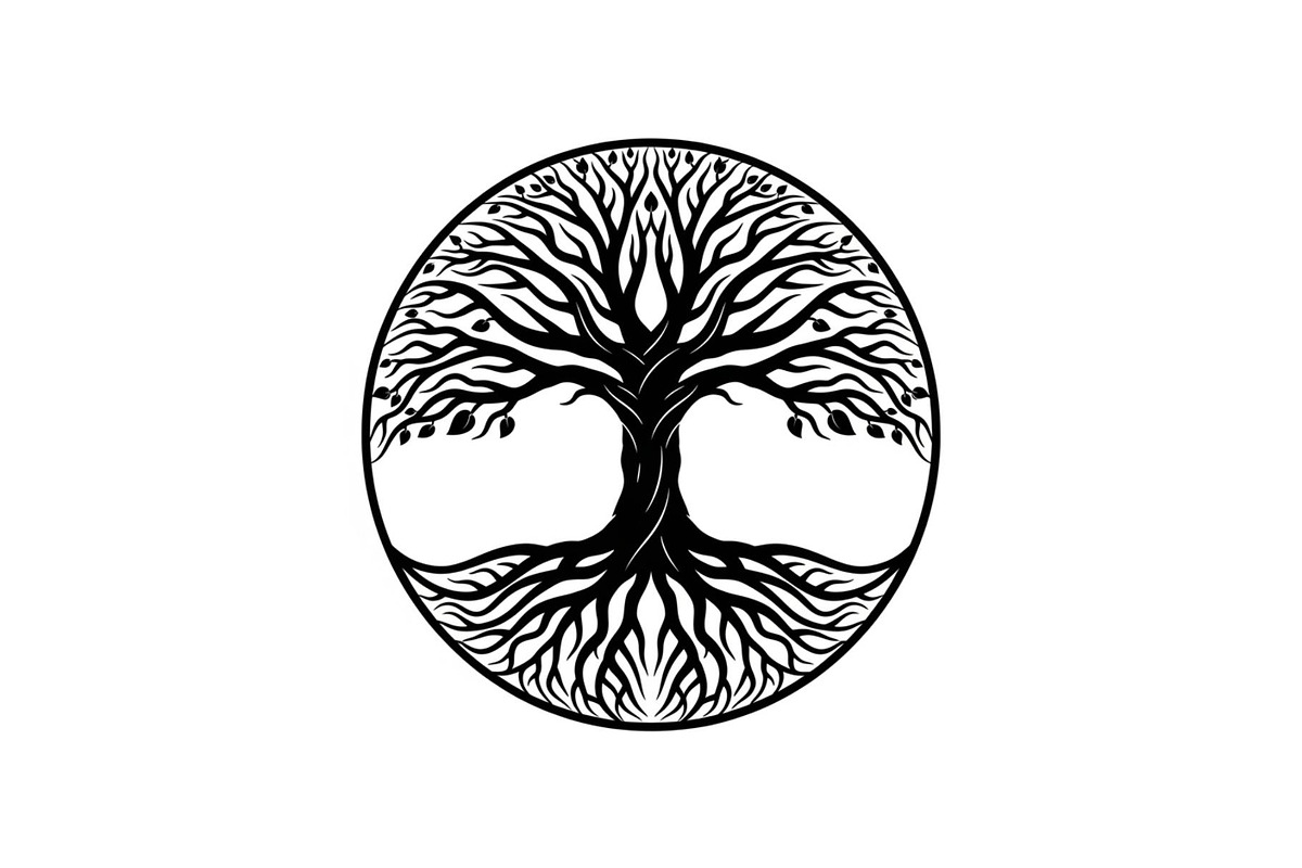 Tree of Life Circle SVG Bundle, an Illustration by Gfx_Store (Photo 17 of 50)